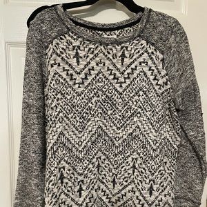 Westport, 1X, black and white, sweater